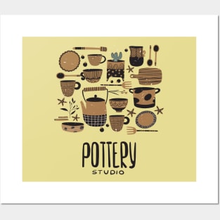 Pottery Studio Posters and Art